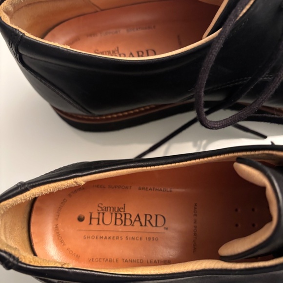 Samuel Hubbard Men\'s All-Weather Lace-up Dress Shoes, Black, Size 11.5 M